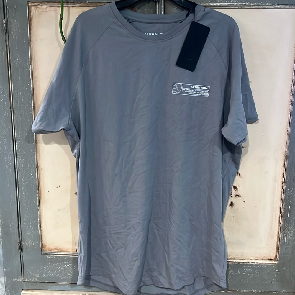 NWT Alphalete Gray Tee